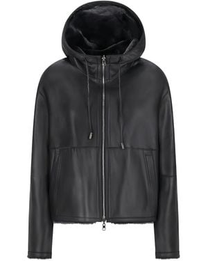 DESA NINETEENSEVENTYTWO Reversible Hooded Jacket - Black