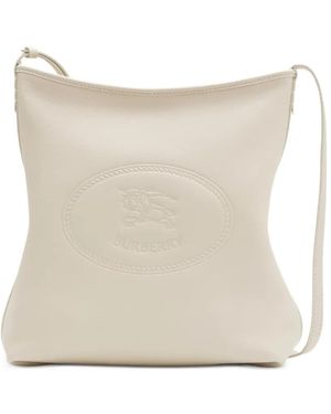 Burberry Small Highlands Shoulder Bag - White