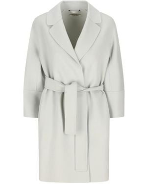 Max Mara Belted Coat - Gray