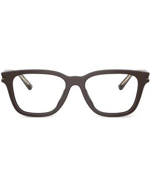 Giorgio Armani Square-Frame Glasses - Black