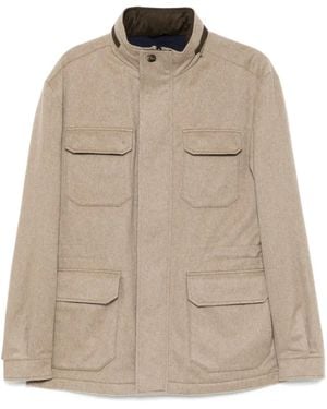 N.Peal Cashmere Chaqueta Vale - Neutro