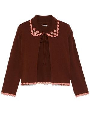 Bode Rookie Cardigan - Braun