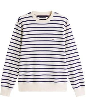 Tommy Hilfiger ストライプ スウェットシャツ - ブルー