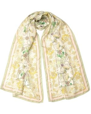 Elizabetta Foulard Ofelia À Fleurs Imprimées - Metallic