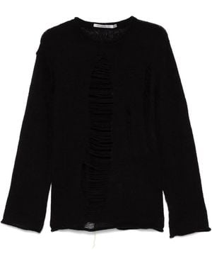 CHIAHUNG SU Pullover Im Distressed-Look - Schwarz