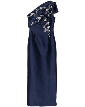 Sachin & Babi Verziertes Olivia Abendkleid - Blau