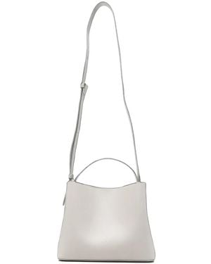 Aesther Ekme Mini Leather Tote Bag - White
