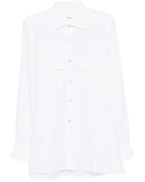 Kiton Patch Pocket Shirt - White