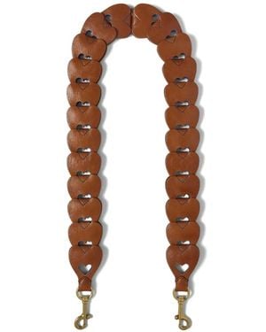 Mulberry Heart Leather Strap - Brown