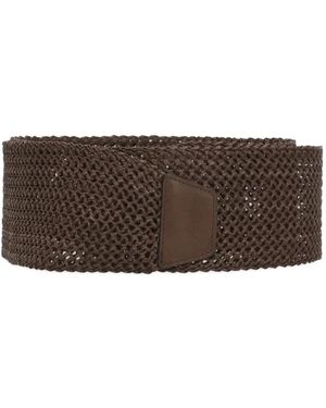 Antonelli Braided Woven Belt - Brown
