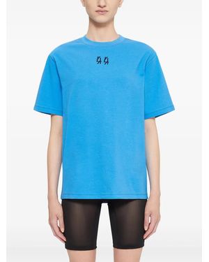 44 Label Group Cotton T-Shirt - Blue