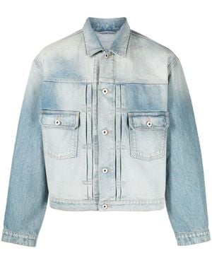 KENZO Faded Denim Jacket - Blue