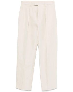 Sandro Pantaloni A Gamba Ampia - Bianco