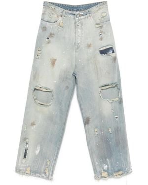 Vetements Trashed Jeans - Blue
