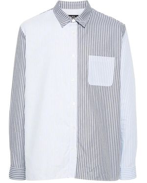 A.P.C. Camisa a rayas - Azul