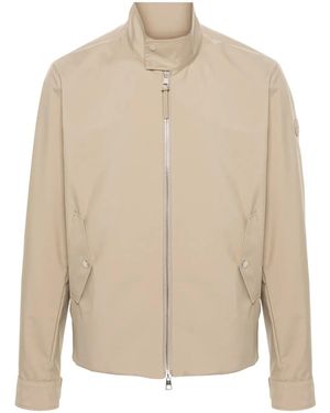 Moncler Chaberton Appliqué-Logo Jacket - Natural