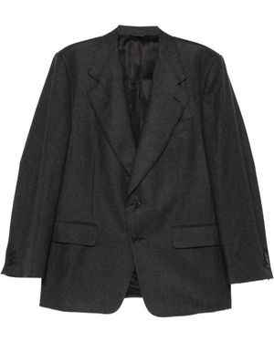 Husbands Flap-Pockets Blazer - Black