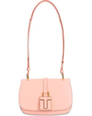Tom Ford Bolso De Hombro Flap Mini - Rosa