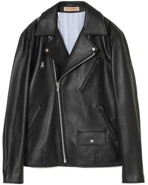 Undercover Leather Biker Jacket - Black