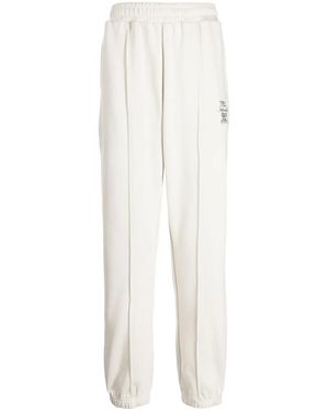 Izzue High-Waist-Jogginghose Mit Logo-Print - Weiß