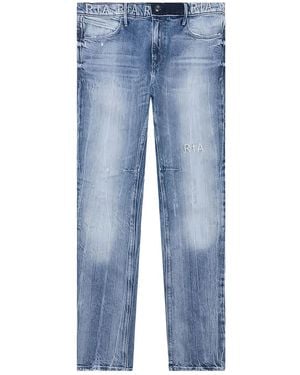RTA Bryant Embroidered-Cross Jeans - Blue