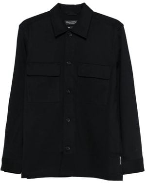 Marc O' Polo Surchemise À Poche Boutonnée - Black