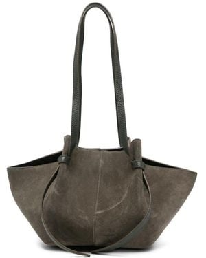 Yuzefi Mochi Suede Tote Bag - ブラック