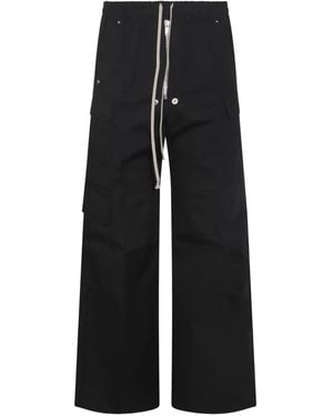 Rick Owens Belas Cargo-Pocket Drawstring Pants - Black