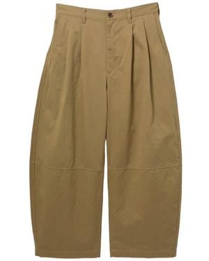 Comme des Garçons Light Cotton Double Pinces Trousers - Green