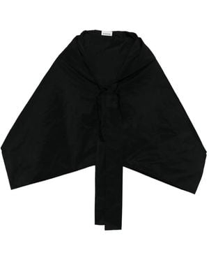 P.A.R.O.S.H. Pimpy Cape-Jacke Mit Schnürung - Schwarz