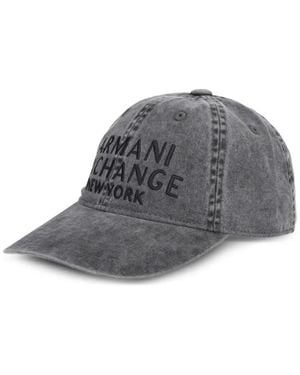 ARMANI EXCHANGE Embroidered Baseball Cap - Grey