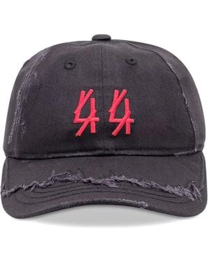 44 Label Group Logo-Embroidered Cap - Grey