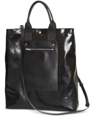 Stel Borsa Tote Con Tasche Logo - Nero