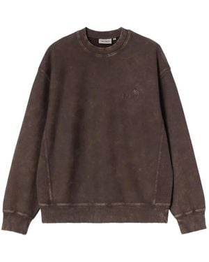 Carhartt Lambert Embroidered Sweatshirt - Brown