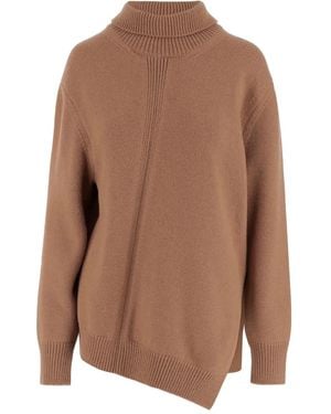Jil Sander ハイネック セーター - ブラウン