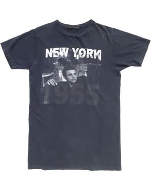 HTC T-Shirt James Dean Lux Con Stampa Grafica - Blu