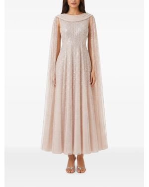 Needle & Thread Moonlight Sequin-Embellished Gown - Pink