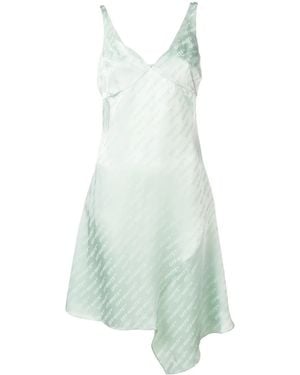 Off-White c/o Virgil Abloh Monogram Print Dress - Blue