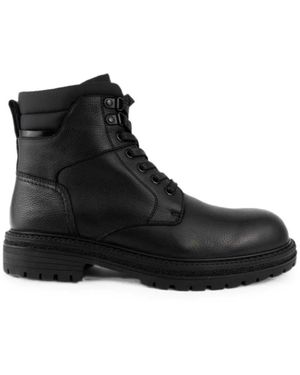 SERGIO MORETTI FIRENZE Lace-Up Boots - Black
