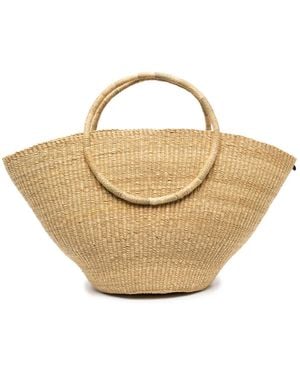 Muuñ Interwoven-Design Tote Bag - Metallic