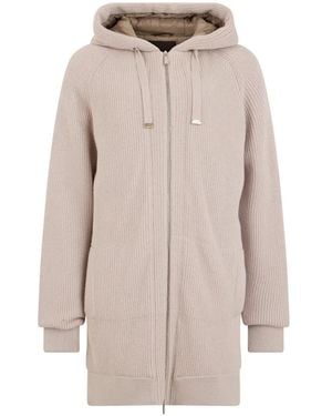 Moorer Hooded Puffer Jacket - Natural