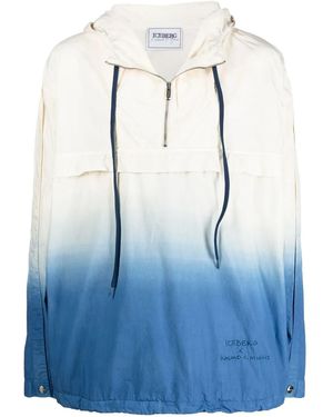 Iceberg X Kailand O. Morris Gradient Windbreaker - Blue