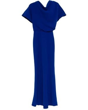 Amsale Crepe Gown - Blue