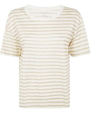 Majestic Filatures ストライプ Tシャツ - ホワイト