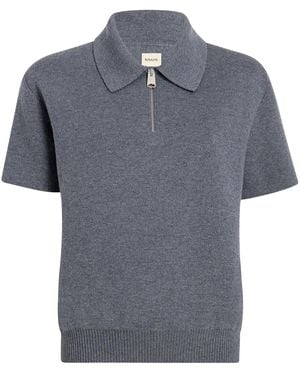 KHAITE Gulliame Gebreide Top - Grijs
