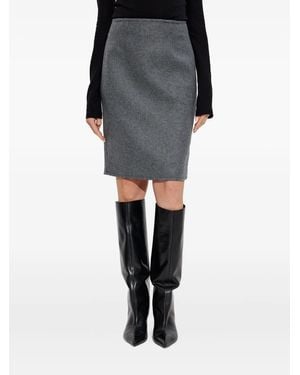 DSquared² Wool Pencil Skirt - Black