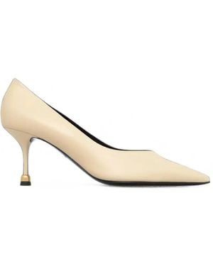 VANDA NOVAK Pola Pointed-Toe Pumps - White