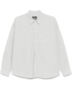A.P.C. ボーイフレンド シャツ - ホワイト
