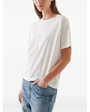 Patrick Assaraf Boyfriend Short-Sleeve T-Shirt - White