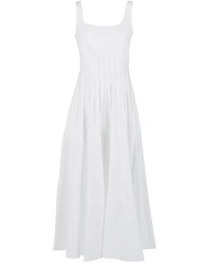 Max Mara Feltre Midi Dress - White